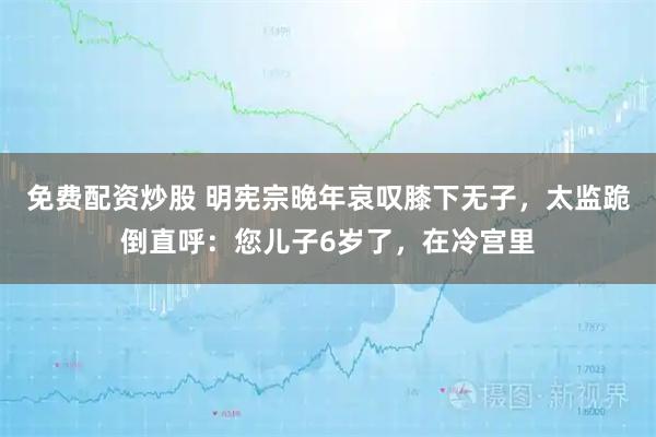 免费配资炒股 明宪宗晚年哀叹膝下无子，太监跪倒直呼：您儿子6岁了，在冷宫里